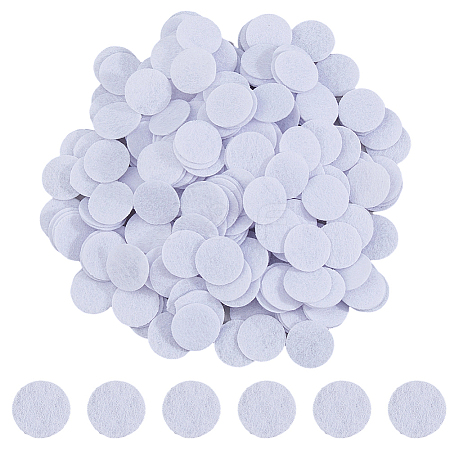 1000Pcs Flat Round Felt Fabric DIY-DC0003-89B-1