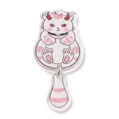 Acrylic Pendants OACR-R267-06B-1