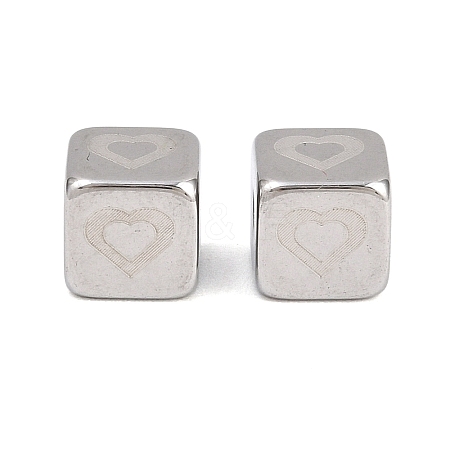304 Stainless Steel Beads STAS-P447-04P-1