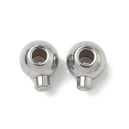 304 Stainless Steel Crimp Beads STAS-G361-02P-1
