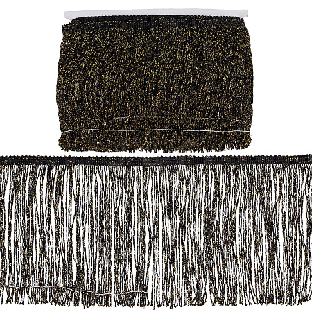 Polyester Tassel Lace Trim SRIB-WH0011-251A-01-1