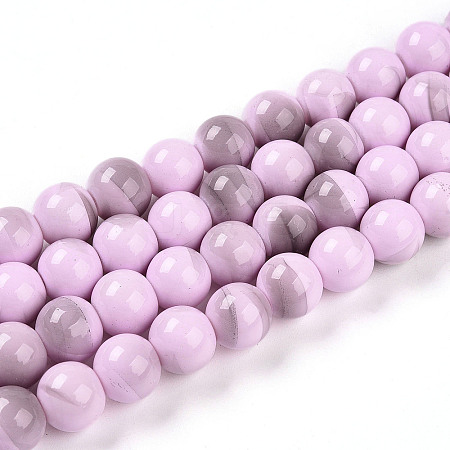 Baking Paint Glass Beads X1-DGLA-N013-10mm-08-1