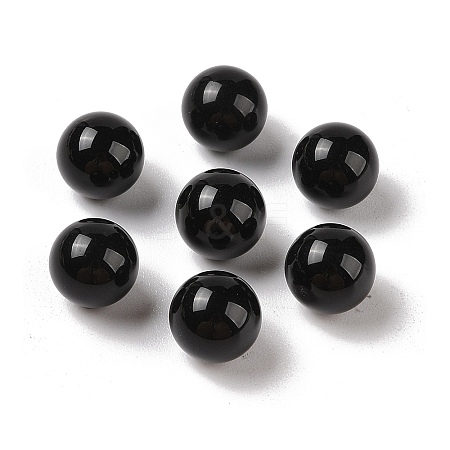 Natural Obsidian No Hole Sphere Beads G-K353-04A-22-1