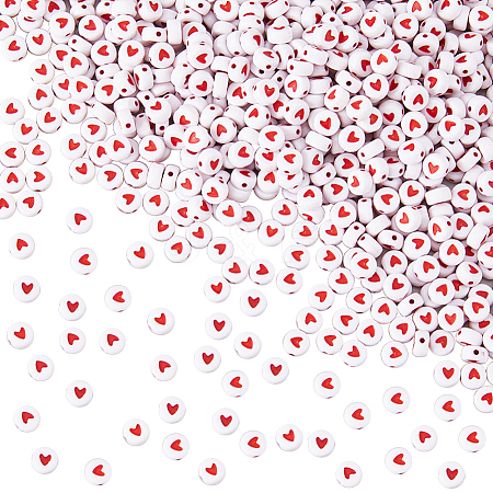 700Pcs Opaque Acrylic Beads FIND-DC0006-52-1