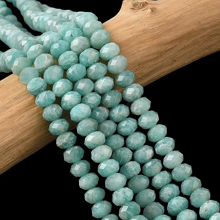 Natural Amazonite Bead Strands G-D344-A29-1