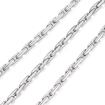 304 Stainless Steel Boston Link Chains STAS-P386-05B-P-1