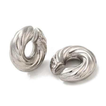 304 Stainless Steel Ear Cuff Findings STAS-O006-07E-P-1