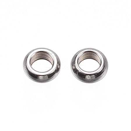 201 Stainless Steel Spacer Beads STAS-D448-030P-1