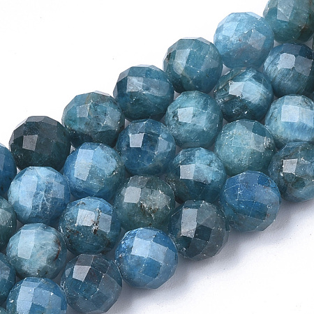 Natural Apatite Beads Strands G-S345-8mm-008-1