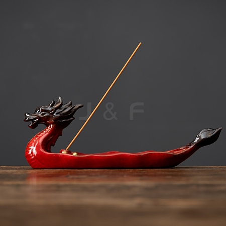 Dragon Boat Ceramics Incense Burners PW-WG5111A-01-1