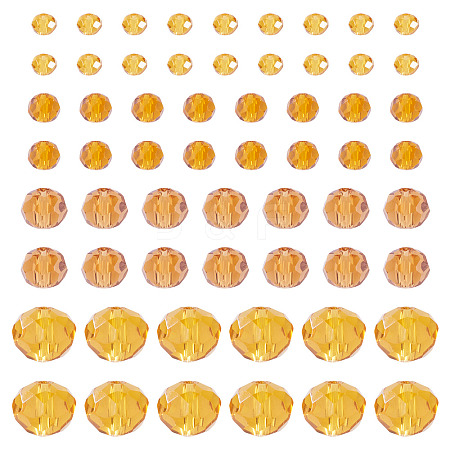 4 Strands 4 Styles Glass Beads Strands EGLA-TA0012-97C-1