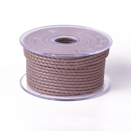 Braided Cowhide Cord WL-I004-3mm-D-08-1