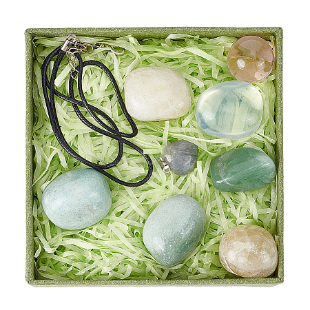 Olycraft Reiki Energy Stone Gift Box Kit DIY-OC0010-56-1