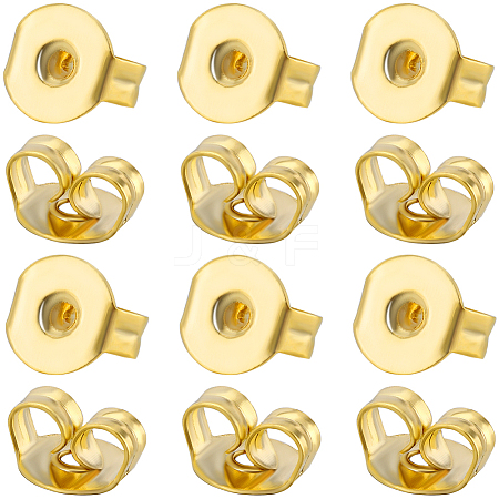 Beebeecraft 50Pcs Brass Friction Ear Nuts KK-BBC0013-54-1