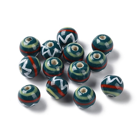 Handmade Porcelain Beads PORC-G011-02D-1