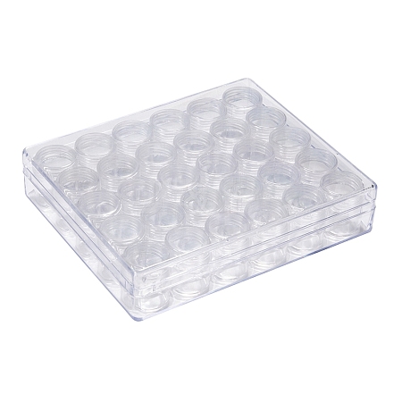 Clear Bead Organizer Storage Case LS-C004Y-1