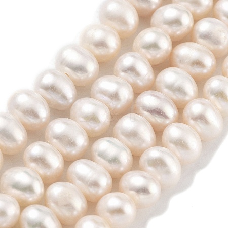 Natural Cultured Freshwater Pearl Beads Strands PEAR-C003-26-1