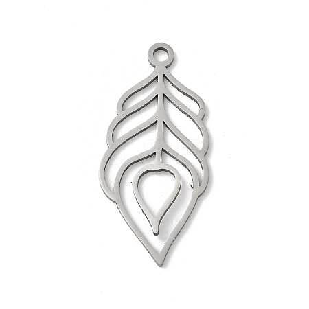 201 Stainless Steel Pendants STAS-S155-01P-04-1