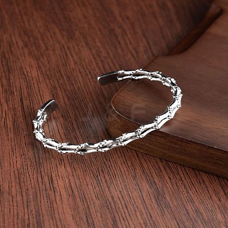 Alloy Cuff Bangles for Women Men WGE36CF-01-1