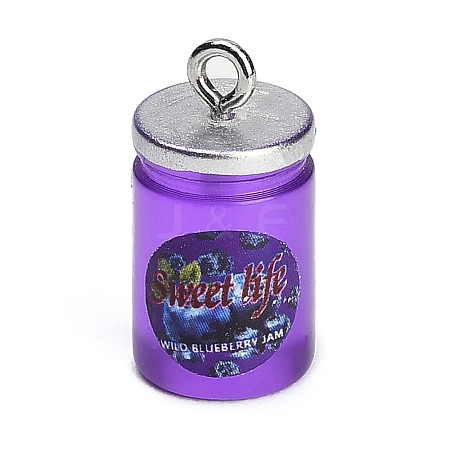 Opaque Resin Pendants RE-CBA08CD-10B-1