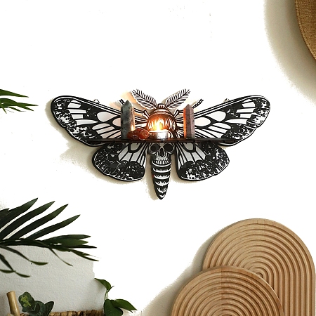 Moth Hanging Wooden Crystal Display Shelf PW-WG5DBE0-01-1