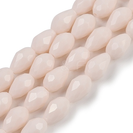 Opaque Solid Color Imitation Jade Beads Strands EGLA-N013-P6mm-D08-1