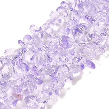 Transparent Glass Beads Strands GLAA-P060-01C-20-1