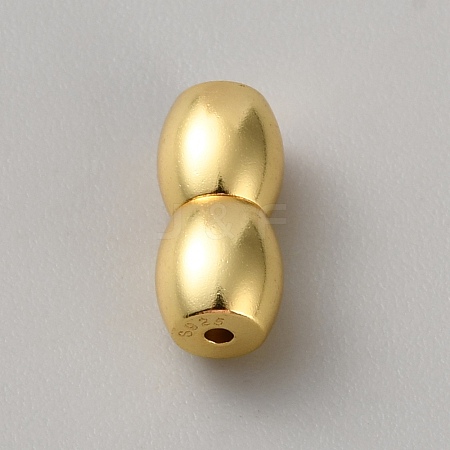925 Sterling Silver Screw Clasps STER-WH0028-15G-1
