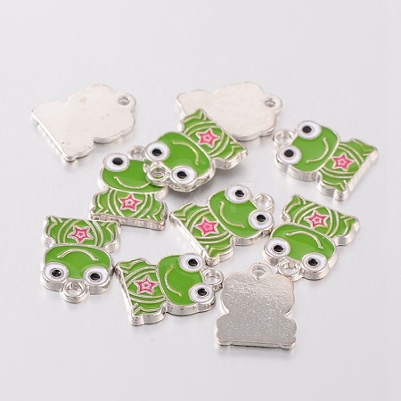 Alloy Enamel Pendants LS-EA218Y-1