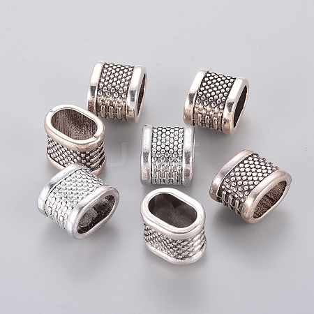 Tibetan Style Slide Charms LS-TIBEB-4804-AS-FF-1