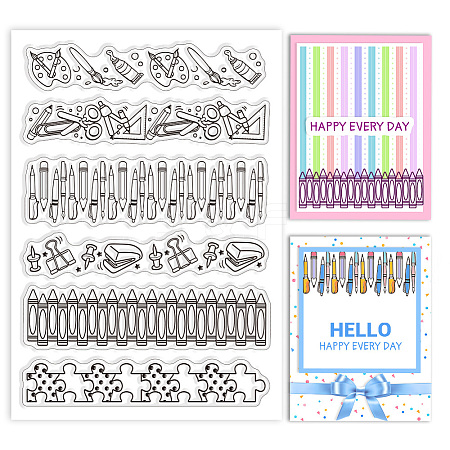 Custom PVC Plastic Clear Stamps DIY-WH0448-0368-1