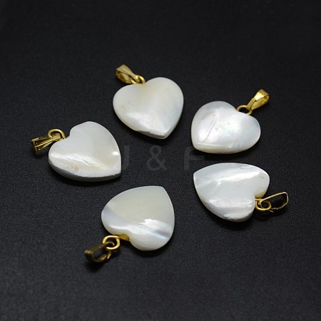 Shell Pendants SSHEL-E564-20A-G-1