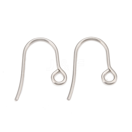 Tarnish Resistant 316 Surgical Stainless Steel Earring Hooks X-STAS-A056-11P-1