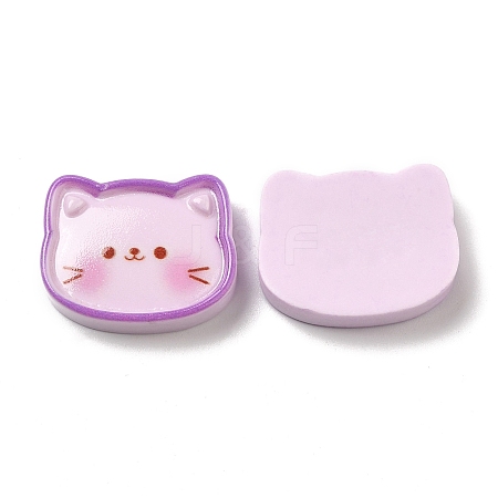 Cute Cartoon Animal Opaque Resin Cabochons RESI-C034-05E-1