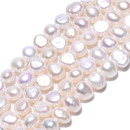 Natural Cultured Freshwater Pearl Beads Strands PEAR-N014-03D-1