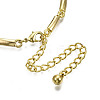 Electroplated Alloy Link Bracelets BJEW-T012-004-RS-2