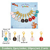 Ladybird Stitch Markers HJEW-AB00187-2