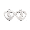 201 Stainless Steel Charms STAS-F255-010P-2