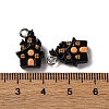 Halloween Theme Opaque Resin Pendants RESI-D075-02B-3