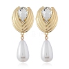 Alloy Rhinestone Dangle Stud Earrings WGDC92A-01-2