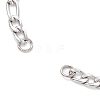 3Pcs 3 Styles 304 Stainless Steel Chain Bracelet Making AJEW-JB01411-3