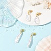 Natural Baroque Keshi Pearl Dangle Drop Earrings for Women EJEW-JE07342-1