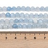 Natural Aquamarine Beads Strands G-L625-C02-5mm-5