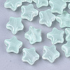 Transparent Spray Painted Glass Beads X1-GLAA-N035-01-A05-1
