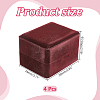 Wood & Velvet Organizer Boxes CON-WH0110-336B-2