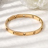 304 Stainless Steel Hinged Bangles for Women BJEW-D408-20G-4