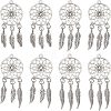  16Pcs 4 Style Tibetan Style Alloy Big Pendants FIND-NB0002-36-1