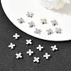 SHEGRACE Brass Beads XGR0110P-128P-4