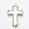 Tibetan Style Alloy Pendants TIBE-T010-08AS-RS-2