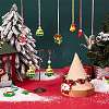 48Pcs 12 Styles Christmas Theme Opaque Resin Pendants RESI-SC0005-66-4